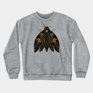 Dark Omens Moth - Black Crewneck Sweatshirt